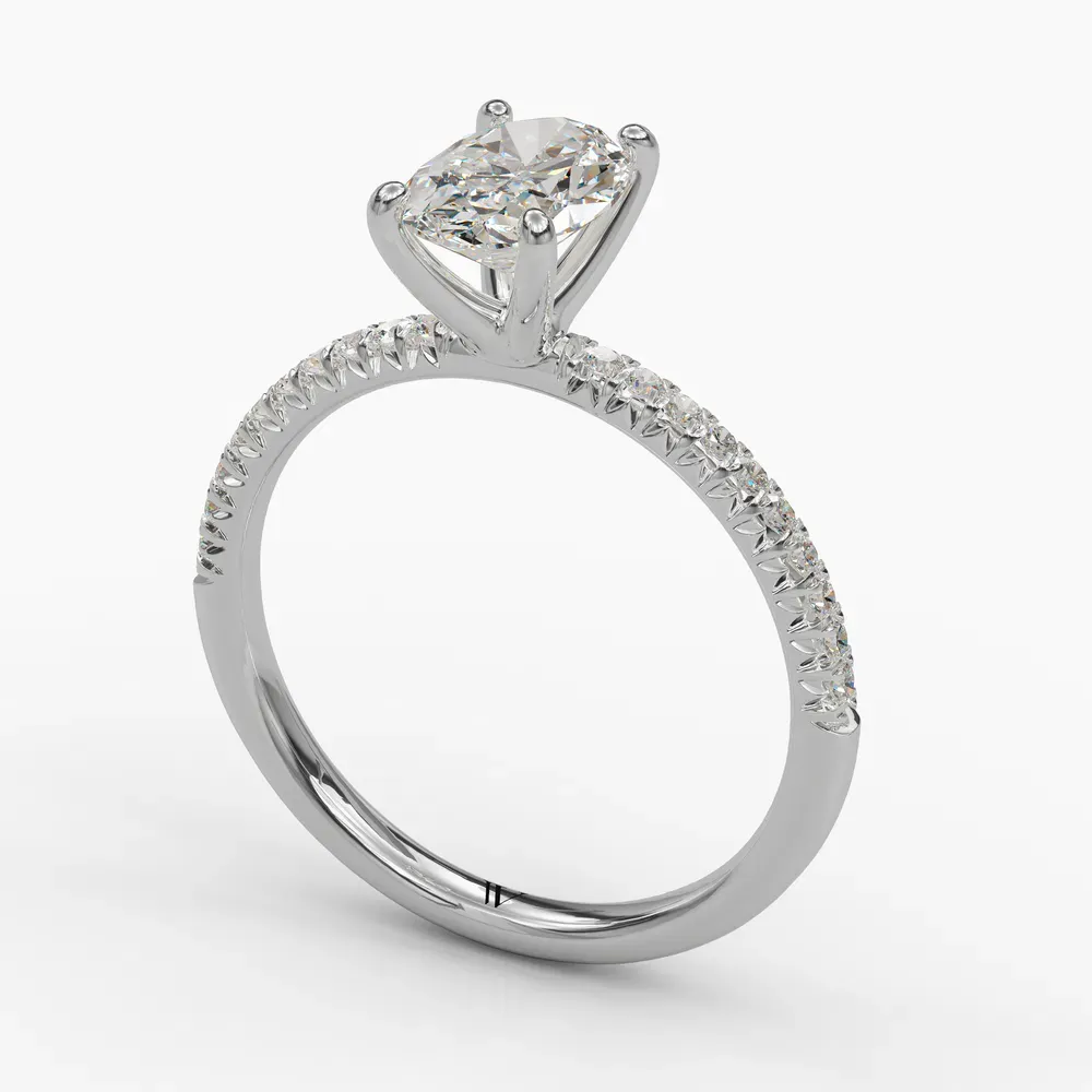 Glaciry Oval 14KW Ring - Loading
