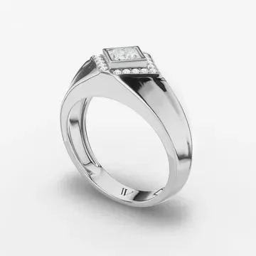 Edge Princess 14KW Ring - Loading